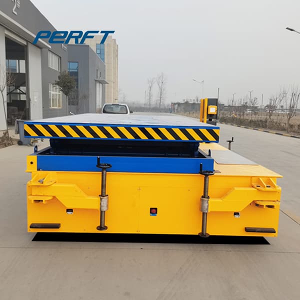 industrial motorized rail cart for construction material handling 10 ton